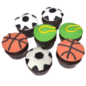 Ball Fondant Cupcake